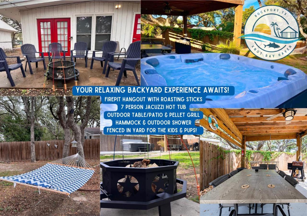 Knot Bay Haven, Dog Friendly, Hot Tub, Fenced Yard, Patio And Grill, 3 Br Villa Rockport Exterior photo